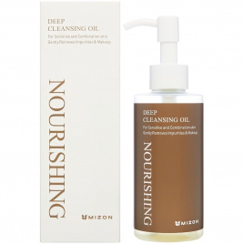 Гидрофильное масло для лица очищение и питание, 150 г | MIZON NOURISHING DEEP CLEANSING OIL