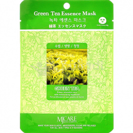 Маска тканевая зеленый чай, 23 гр | MIJIN Green Tea Essence Mask