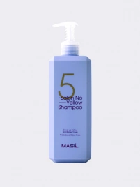 Шампунь тонирующий для осветленных волос, 500 мл | MASIL 5 Salon No Yellow Shampoo