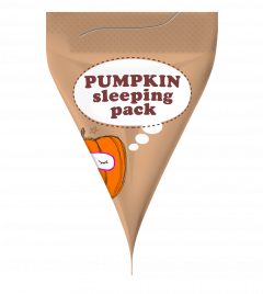 Ночная энзимная маска с тыквой и керамидами, 2мл | Too Cool For School Pumpkin Sleeping Pack