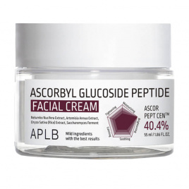 Крем для лица с витамином С и пептидами, 55 мл | APLB ASCORBYL GLUCOSIDE PEPTIDE FACIAL CREAM