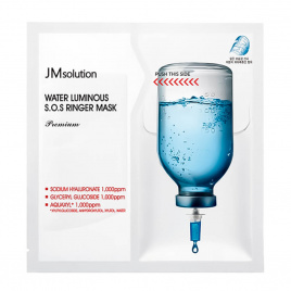 Увлажняющая тканевая премиум-маска с пептидами, 33 мл | JMsolution Water Luminous S.O.S Ringer Mask Premium