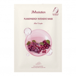 Укрепляющая тканевая маска с красным виноградом, 30 мл | JMsolution Plansynergy Intensive Mask Red Grape
