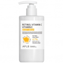 APLB Гель для душа с ретинолом и витамином С RETINOL VITAMIN C VITAMIN E BODY WASH 300 мл