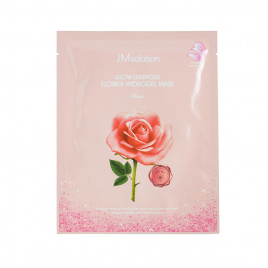 Гидрогелевая маска с экстрактом дамасской розы, 30 мл | JMsolution Glow Luminous Flower Hydro Gel Mask