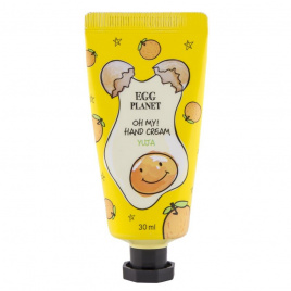 Крем для рук с ароматом юдзу, 30 г | Egg Planet Oh My Hand Cream (Yuja)