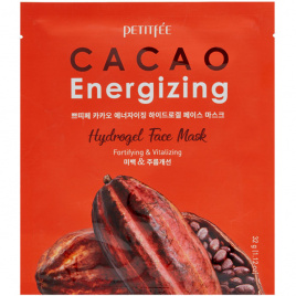 Маска для лица гидрогелевая c какао, 32 гр | PETITFEE Cacao Energizing Hydrogel Face Mask