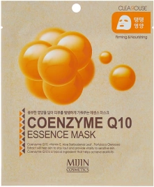 Маска для лица тканевая коэнзим, 25 гр | MIJIN COENZYME Q10 ESSENCE MASK