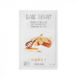 Антиоксидантная увлажняющая тканевая маска с медом, 23 мл | BALLON BLANC Honey Sheet Mask