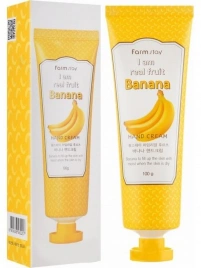 Крем для рук с экстрактом банана, 100 мл | FarmStay I am Real Fruit Banana Hand Cream