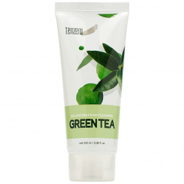 Пенка для умывания с экстрактом зелёного чая, 100 мл | TENZERO BALANCING FOAM CLEANSER GREEN TEA