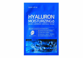 Маска тканевая с гиалуроновой кислотой, 20 мл | SOME BY MI HYALURON MOISTURIZING  GLOW LUMINOIS AMPOULE MASK