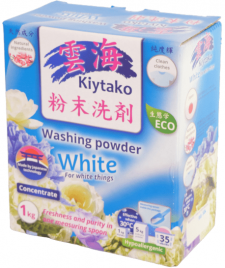 Порошок стиральный для белого белья, 1 кг | KIYTAKO Washing Powder For White Things