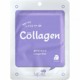Маска тканевая с коллагеном, 22 гр | MIJIN MJ on Collagen mask pack