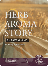 Тканевая маска с экстрактом пачули и эффектом ароматерапии, 25 мл | L.SANIC Herb Aroma Story Patchouli