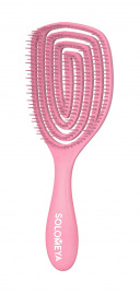 Расческа для волос с ароматом клубники, 1 шт | SOLOMEYA Wet Detangler Brush Oval Strawberry