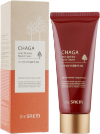 Крем для шеи антивозрастной, 100 мл | THE SAEM CHAGA Anti-Wrinkle Neck Cream