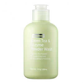 Пудра энзимная для умывания с ароматом матчи, 110 гр | BY WISHTREND Green Tea & Enzyme Powder Wash