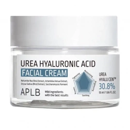 Крем для лица с мочевиной и гиалуроновой кислотой, 55 мл | APLB UREA HYALURONIC ACID FACIAL CREAM