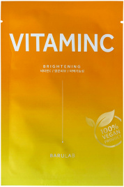 Тканевая маска с витамином С, 23 г | Barulab The Clean Vegan Vitamin C Mask