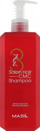 Восстанавливающий профессиональный шампунь с аминокислотами, 500 мл | MASIL 3 Salon Hair CMC Shampoo