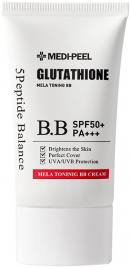 BB крем с глутатионом, 50 мл | Medi-Peel Bio-Intense Glutathione Mela Toning BB Cream SPF50+PA++++