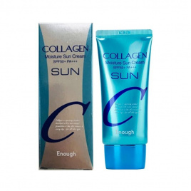 Солнцезащитный увлажняющий крем с коллагеном, 50 мл | ENOUGH Collagen Moisture Sun Cream SPF50+ PA+++