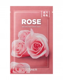 Маска тканевая с экстрактом розы, 21 мл | THE SAEM Natural Rose Mask Sheet