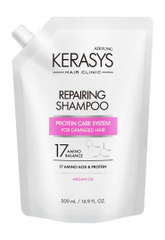 Восстанавливающий шампунь для волос, запаска 500 мл | Kerasys Hair Clinic Repairing Shampoo