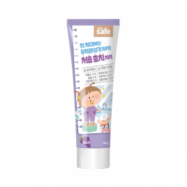 Детская зубная паста со вкусом винограда от 3 до 12 лет, 90 гр | LION Kids Safe Toothpaste Grape