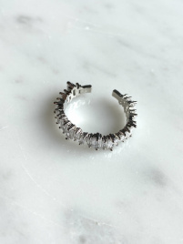 Кольцо Венди, серебряный цвет | Cosmos