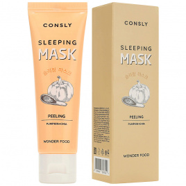 Обновляющая ночная маска-пилинг экстрактами тыквы и семян чиа, 50 мл | Consly Wonder Food Pumpkin and Chia Peeling Sleeping Mask