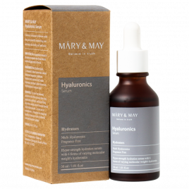 Сыворотка с низкомолекулярной гиалуроновой кислотой, 30 мл | Mary&May Hyaluronics Serum