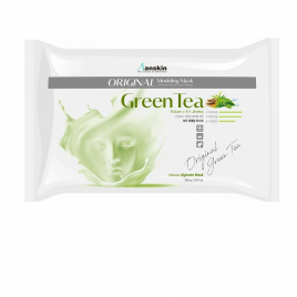 Маска альгинатная с экстрактом зеленого чая успокаивающая, антиоксидантная (пакет), 240 гр | ANSKIN Green Tea Modeling Mask Refill
