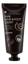 Крем для рук и ног с муцином улитки, 100 мл | MIZON Snail Hand And Foot Cream