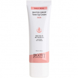 Увлажняющий крем для лица с экстрактом центеллы азиатской, 50 мл | JIGOTT Daily Real Cica Water Drop Tone Up Cream