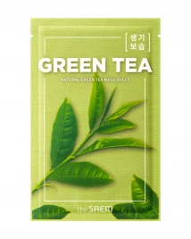 Маска тканевая с экстрактом зеленого чая, 21 мл | THE SAEM Natural Green Tea Mask Sheet