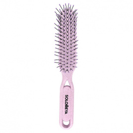 Расческа для распутывания сухих и влажных волос (пастельно-сиреневая), 1 шт | SOLOMEYA Detangler Hairbrush for Wet & Dry Hair Pastel Lilac