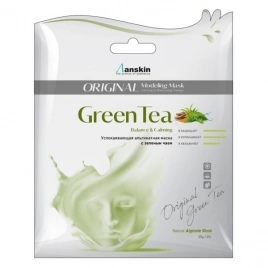 Маска альгинатная с экстрактом зеленого чая успокаивающая, антиоксидантная (саше), 25 гр | ANSKIN Green Tea Modeling Mask