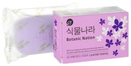 Мыло туалетное с экстрактом лаванды, 100 гр | LION Botanic Nation Lavender Relaxing