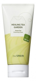 Пенка для умывания с экстрактом зеленого чая, 170 мл | THE SAEM Healing Tea Garden Green Tea Cleansing Foam