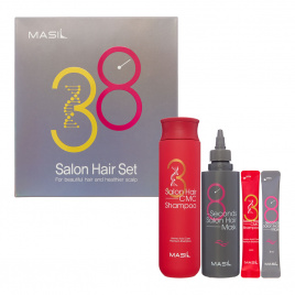 Набор для восстановления волос маска+шампунь 200мл+300мл+2*8мл  | MASIL 8 Seconds Salon Hair Set 