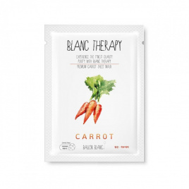 Тонизирующая увлажняющая тканевая маска с морковью, 23 мл | BALLON BLANC Carrot Sheet Mask