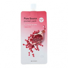 Смываемая маска с экстрактом граната, 10 мл | MISSHA Pure Source Pocket Pack Pomegranate