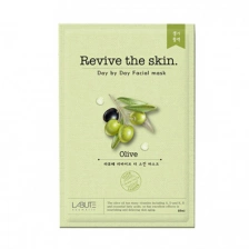 Тканевая маска с оливой, 23 мл | LABUTE Revive the skin Olive Mask