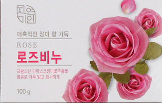 Мыло туалетное с розой, 100 гр | MUKUNGHWA Rose Beauty Soap