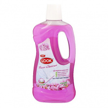 Средство для мытья пола "Пыль на замок", роза 1000 мл | LION Look Floor Cleaner Rose