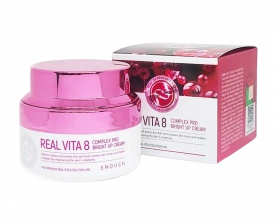 Крем для лица питательный, 50 мл | ENOUGH Real Vita 8 Complex Pro Bright Up Cream 
