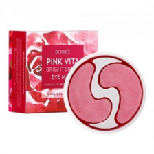 Биоцеллюлозные патчи для кожи вокруг глаз, 60 шт | PETITFEE Petitfee Pink Vita Brightening Eye Mask