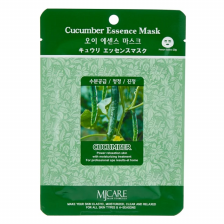 Маска тканевая огурец, 23 гр | MIJIN Cucumber Essence Mask